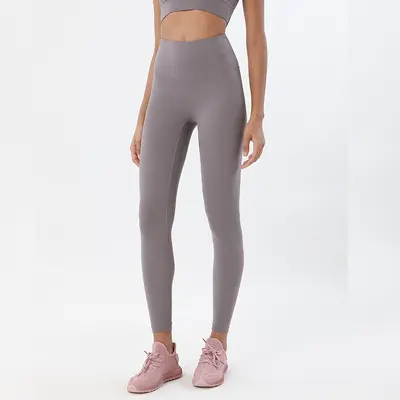 Kadın Elmas Çift Yüzlü Yoga Pantolonu, Çıplak His, Yüksek Bel, Kalça Kaldırıcı - 13