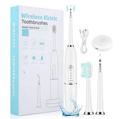 Smart Electric Toothbrush for Adults and Children, Wireless Charging Set - 10