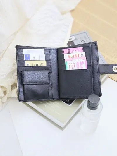 Portable passport holder with buckle, lightweight travel - 2