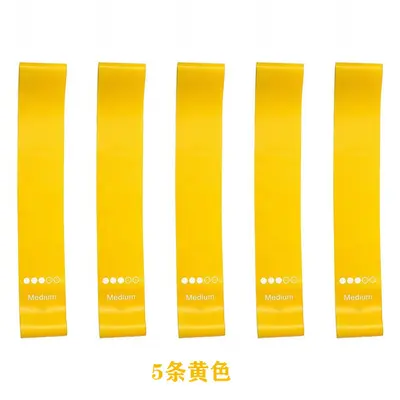 5-Piece TPE Resistance Band Set for Squats, Leg and Arm Training - 9