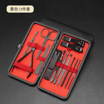 Stainless steel nail scissors set, 8-23 pieces manicure tools - 9