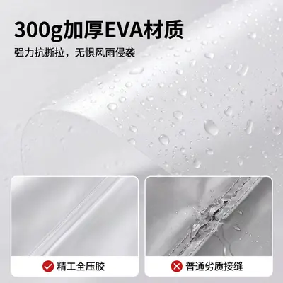 户外登山雨衣大帽檐成人便携一体专用旅游徒步全身防暴雨长款加厚 - 5