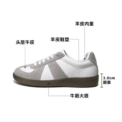 Damen-Freizeitschuhe, flach, weiß, atmungsaktiv, mit Rindslederfutter