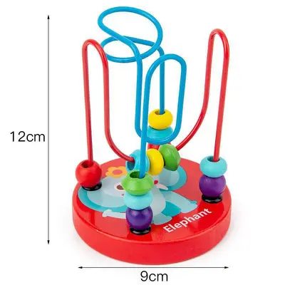 Erken Çocukluk Eğitimi Zeka Oyuncakları Çocuk Mini Boncuk Dizme Sekiz Notlu Kasiyer Çalar Saat Çocuk Vurmalı Piyano Seti Ahşap Bebek Montessori Bebek Oyuncakları - 13