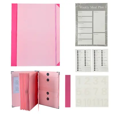 Ringbuchmappe mit Organizer und Dateitasche Folio-Aufbewahrungstasche - 11