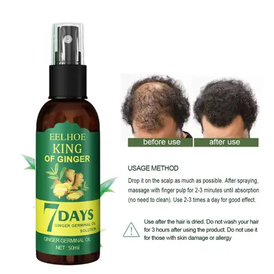 EELHOE Ingwer-Haarspray, mild pflegend, glättend und feuchtigkeitsspendend