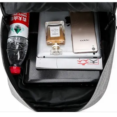 Rucksack, Schulrucksack für Mittelschüler, großes Fassungsvermögen, koreanischer Stil Reiserucksack für Männer und Frauen, College-Style Mode-Computerrucksack, Alltags-Rucksack - 4