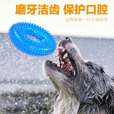 Spiky Squeaky Dog Ball, Chew-Resistant, Teeth Cleaning for Large Dogs - 4