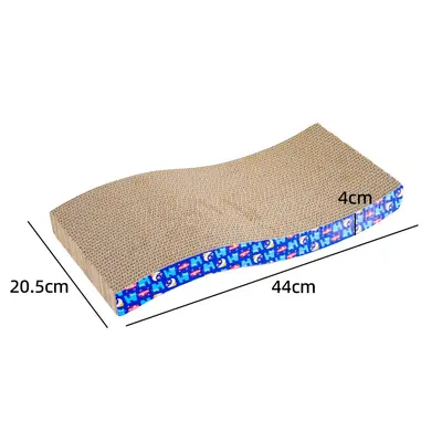 Large Straight Cat Scratcher, Corrugated Cardboard, Non-Shedding - 10