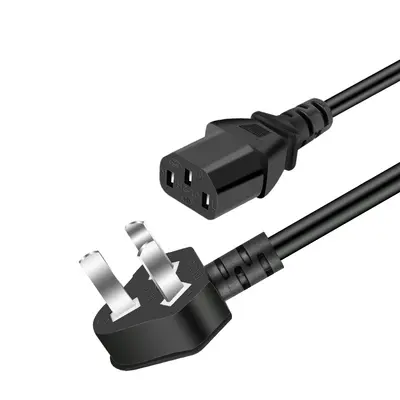 3C Certified Pure Copper Power Cable, Three-Hole Plug