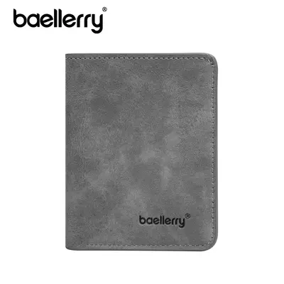 baellerry Men's Wallet, Short Frosted Leather, Multi-Card Slots - 6