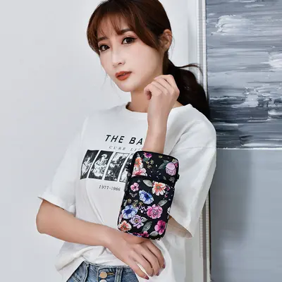 Neue Handytasche, Damen Mini Tasche, Schulter Crossbody Tasche, Armband Münzbörse, alltägliche Trainings- und Tanzunterarm Tasche