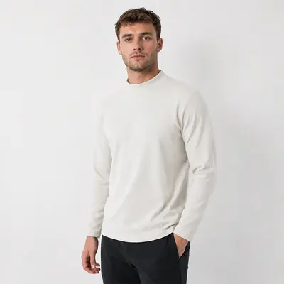 Long Sleeve Half-Zip Men's Stand Collar Top - 9