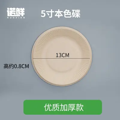 Disposable Eco-Friendly Paper Plates, Square and Oval, Picnic and BBQ - 9