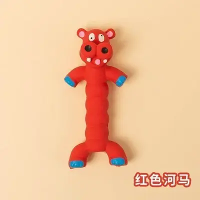 Dog latex toy with sound, durable, segmented - 8