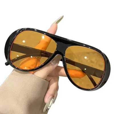 Large Frame Aviator Sunglasses, 5-Pack Set, UV Protection - 6