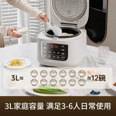 AUX-Oaks 3L Smart Rice Cooker, Micro-Pressure, Multi-Function - 4