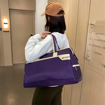 Women's travel bag, large capacity, sports and fitness