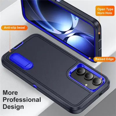 Grenzüberschreitend passend für Samsung S26 Ultra Verteidigung Dreifach-Schutz Handyhülle Galaxy A17 mattiert anti-Fingerabdruck Schutzhülle