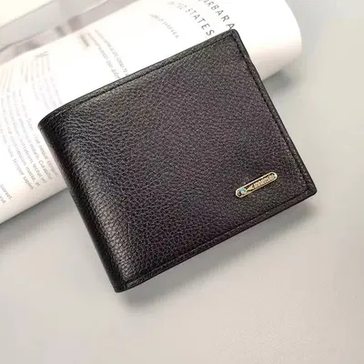 Men's Horizontal Short Wallet with Multiple Card Slots - 7