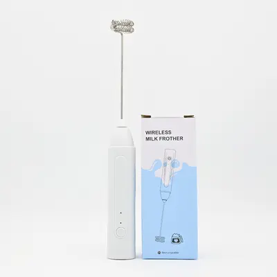 Elektrischer Milchaufschäumer, Handmixer für Lebensmittel, Eierbeater und Kaffeeaufschäumer. - 9