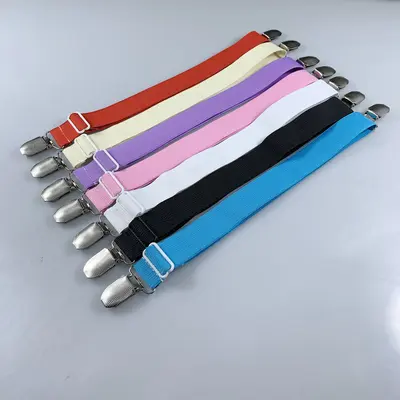 Tischdeckenhalter, verstellbare rutschfeste Befestigungsklipse, Tischdeckenbefestigungsgurt, elastische Tischdeckenklemme, Tischdeckenklemme mit Gummizug rutschfest - 3