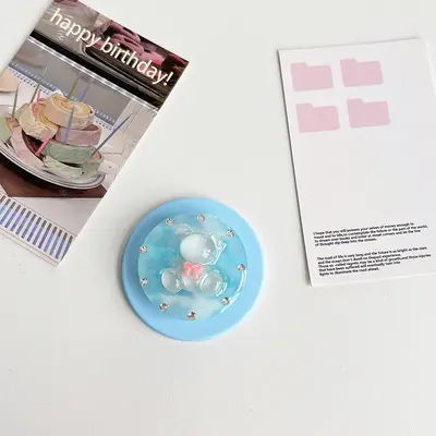 Bären-Fingerring Handy-Luftkissen-Ständer ausziehbar magnetisch - 8