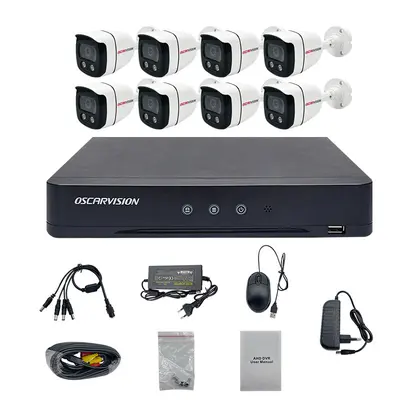 AHD Koaxialkamera 8-Kanal, Farbaufnahme, wasserdichter Monitor - 6