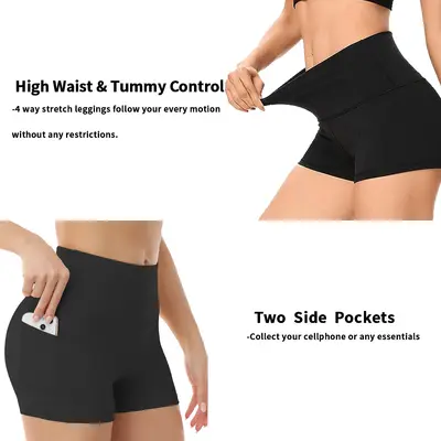 Pocket Three-Quarter Yoga Leggings, Thin Summer Style, High Waist, Anti-Sheer - 4