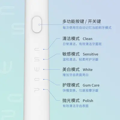 厂家直销声波电动牙刷 成人防水无线充电磁悬浮自动牙刷 成人牙刷 - 3