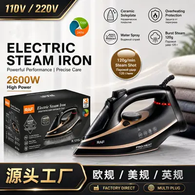 Buhar ütü, 2400W, kuru ve ıslak, kırışıklık giderici - 7