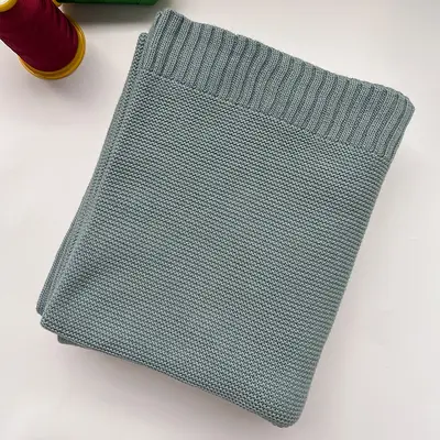 Embroidered Newborn Baby Blanket, Small Children's Quilt - 9