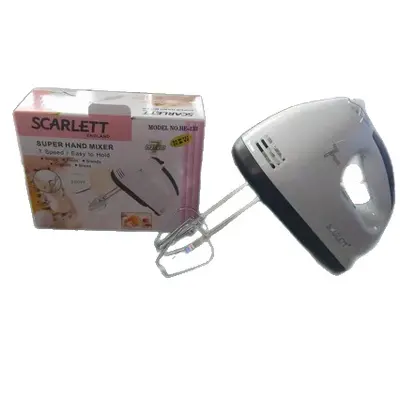 Elektrischer Handmixer mit Eierschneebesen, Mini-Teigknetmaschine und Sahneschläger