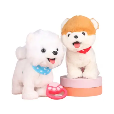 Children's Electric Plush Toy Dog, Barks, Walks and Sings - 6