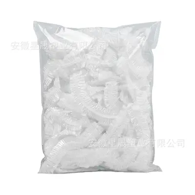 Disposable Food Wrap Bag Preservation Film Set, Large Size 42cm, Thick PE Material with Elastic Drawstring, Household Food Cover to Prevent Odor Transfer