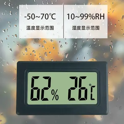 Yusheng FY-11 Temperature Humidity Meter, Wired, Embedded Type, Square and Round