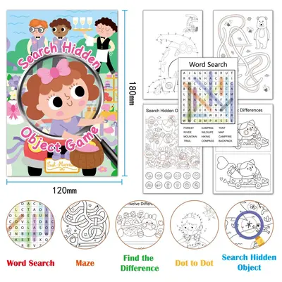 Children's Educational Activity Book Set, Ages 4-6 - 6