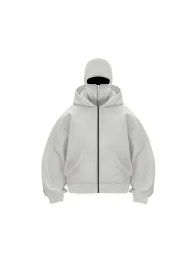 Cross-Border Spring/Autumn New Style Unique Design Double-Layer Hooded Zip Sweatshirt Jacket Loose Street Style Unisex Couples