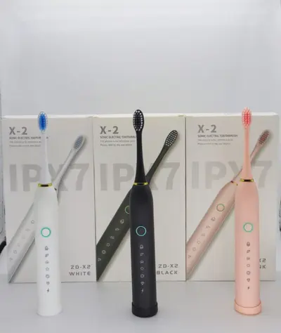 Portable Rechargeable Electric Toothbrush, Waterproof, Soft Bristles - 11