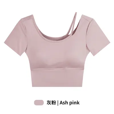Kadın spor t-shirt, hızlı kuruyan, göğüs destekli - 8