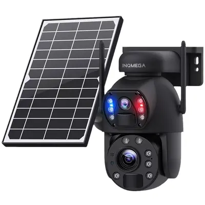 Düşük güçlü güneş enerjili gözetim kamerası 36x zoom 4G metal patlamaya dayanıklı güneş enerjili kubbe gözetim seti