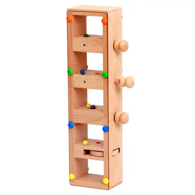 Baby-Intelligenzspiel mit Schiebe-Dreh-Knöpfe Frühförderungsspielzeug
