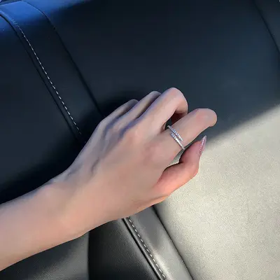 戒指女复古个性ins新款时尚小指尾戒韩气质国简约冷淡风网红指环 - 8