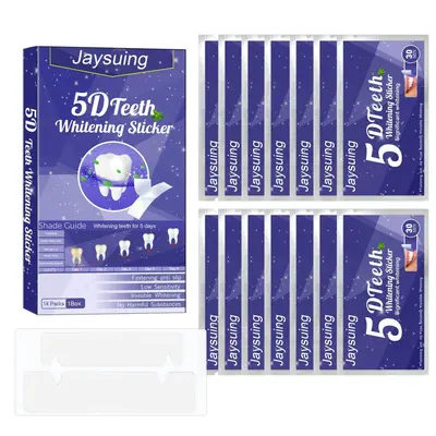 Jaysuing 5D Zahnaufhellungsstreifen, Gel-Formel - 8