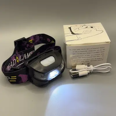 Mini Rechargeable Sensor Fishing Headlamp, Long Battery Life, Waterproof - 9