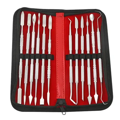 Diş hekimi aletleri seti, diş temizleme, tartar çıkarıcı - 11