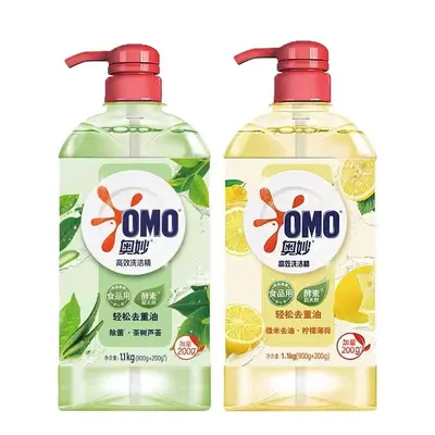 Aomiao Dishwashing Liquid Family Size 1.1kg, Strong Degreasing