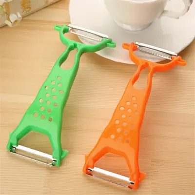 Çok fonksiyonlu soyucu mutfak gadget rende küçük kazıyıcı meyve soyma bıçağı meyve ve sebze rende kavun rende