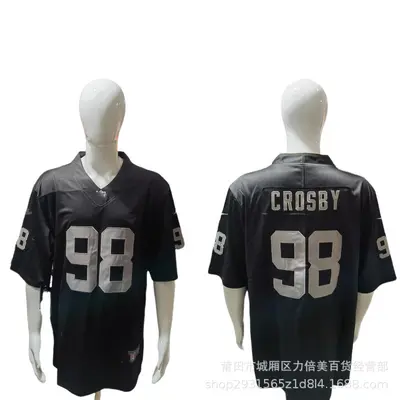 Raiders Legend Retro Nakışlı Rugby Forması, İkinci Nesil, Fan Elite Edition