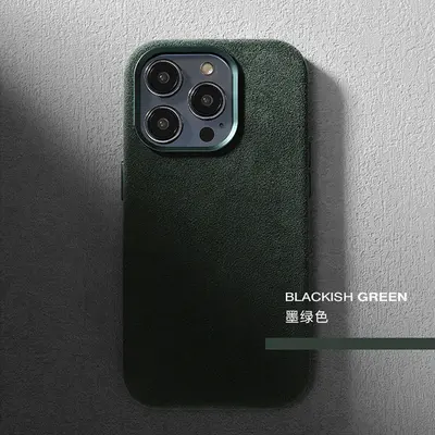 iPhone 17 Pro Max Uyumlu Süet Görünümlü Koruyucu Telefon Kılıfı - 8